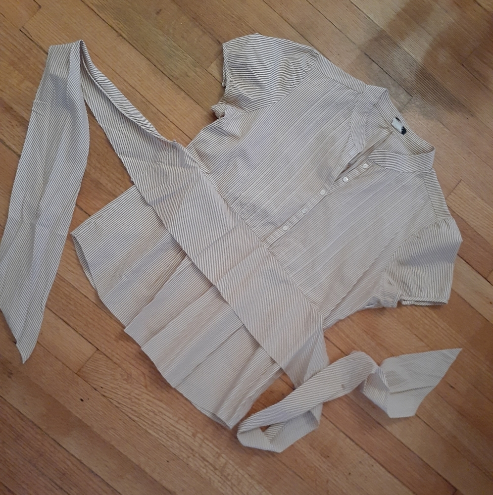 J Crew Tie-Waist Blouse - 12